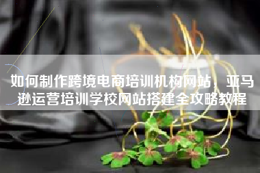 如何制作跨境电商培训机构网站，亚马逊运营培训学校网站搭建全攻略教程